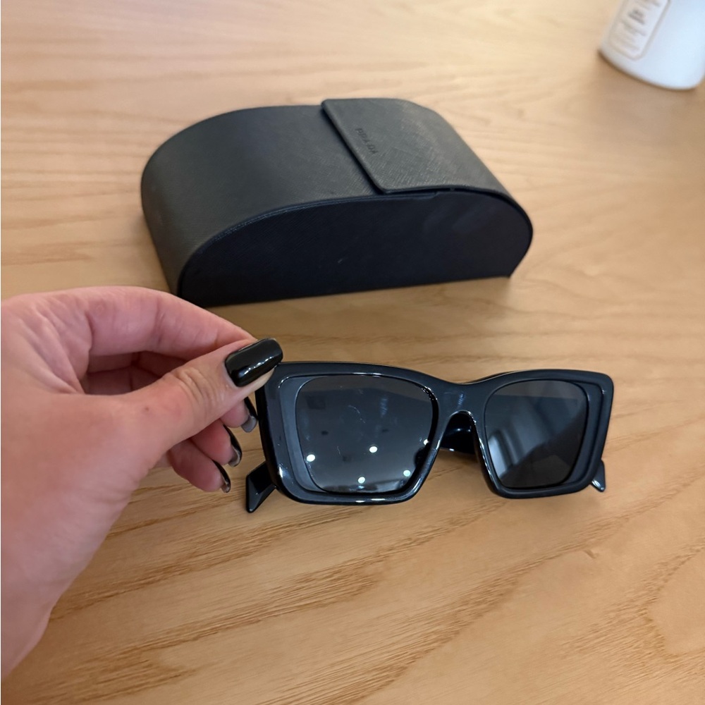 Prada Oversized Rectangular-Frame Sunglasses - image 4